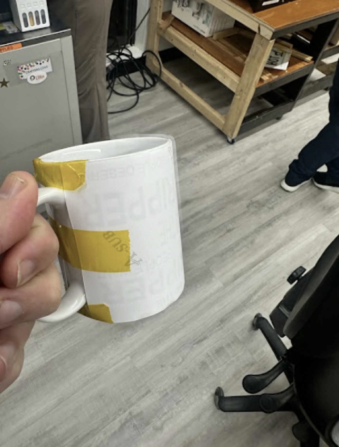 Behind the scenes - sublimation printing process